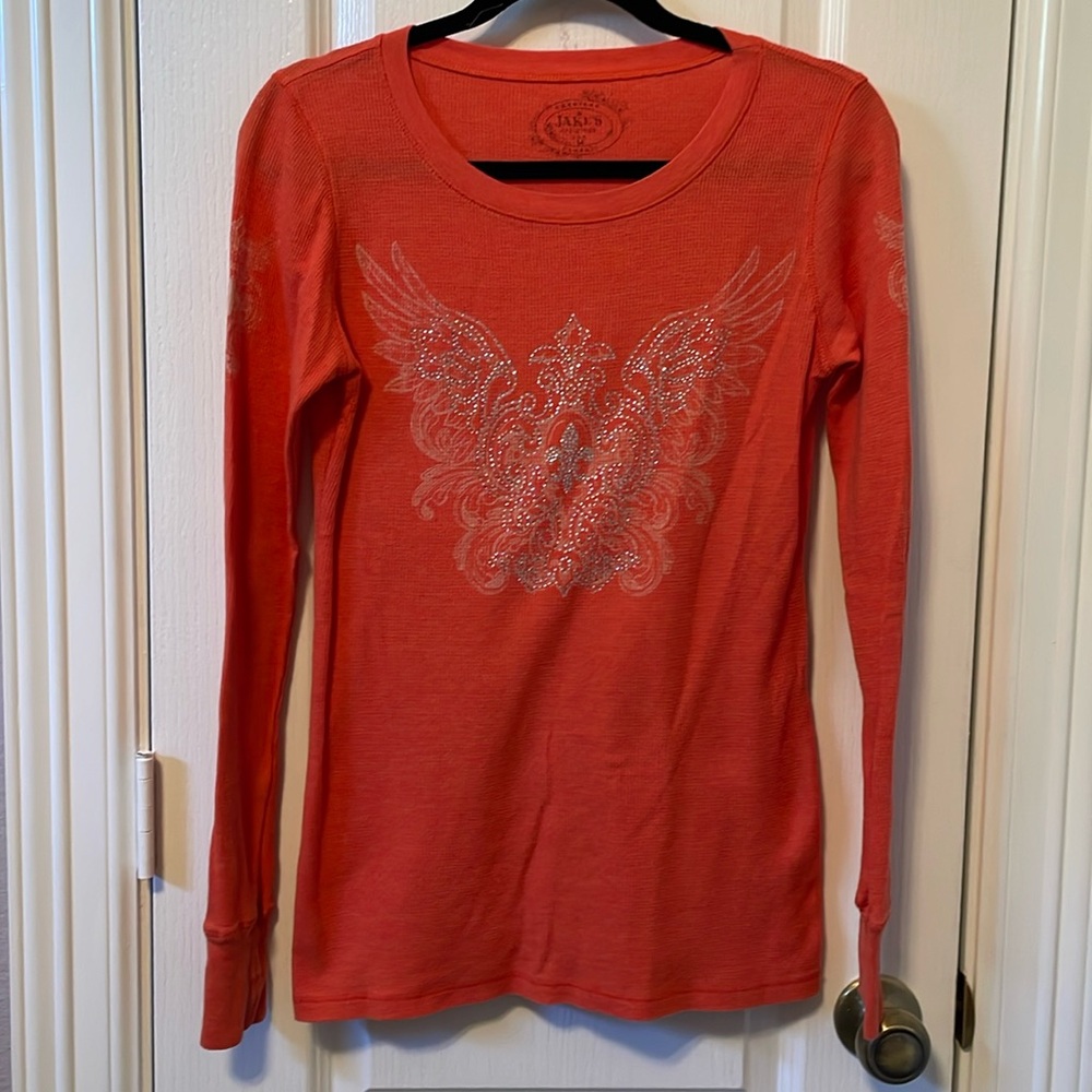Long sleeve bling tshirt